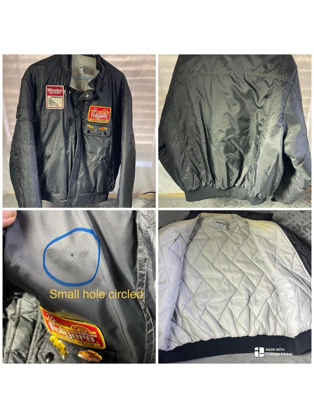 VTG 90's SWINGSTER-Made in U.S.A  WINSTON CUP SERIES Lined Windbreaker Jacket-XL